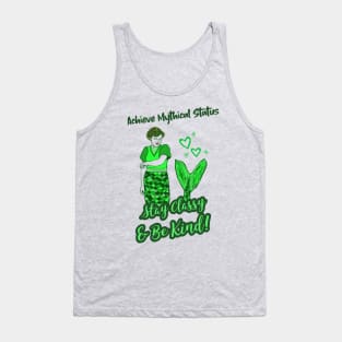 “Achieve Mythical Status” Classy Kind Mermaid Tank Top